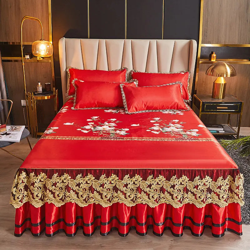 European Floral Summer Bedspread Set