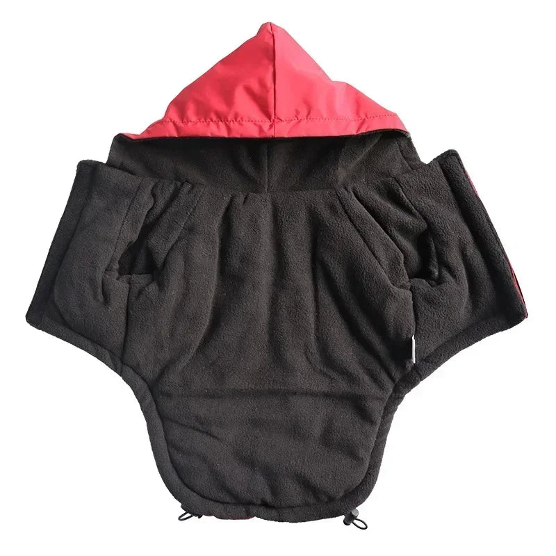 Reflective Waterproof Dog Hoodie Coat for Autumn & Winter