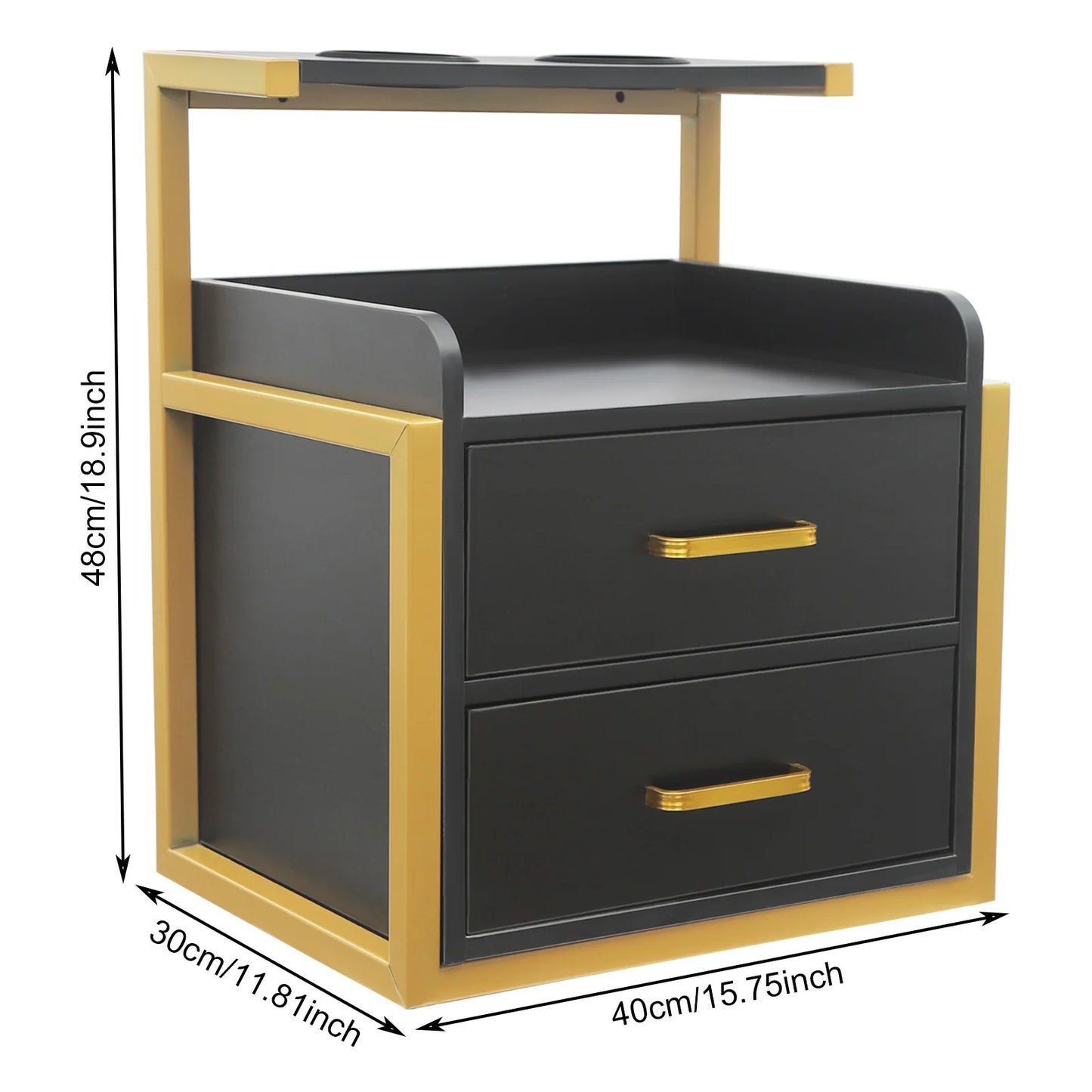 Multifunctional Salon Trolleys Wall-mounted Barber Shop Cabinet Hair Salon Special Perm Dyeing Tool Storage Rack Furniture