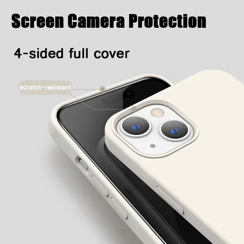 MagSafe Liquid Silicone iPhone Case . Soft Touch Magnetic Protective Cover