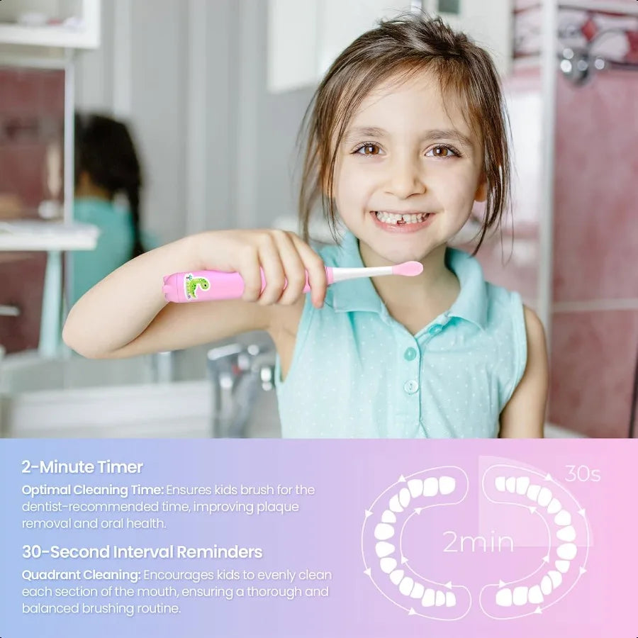 K5 Rechargeable Electric Toothbrush With Waterproof Stickers
