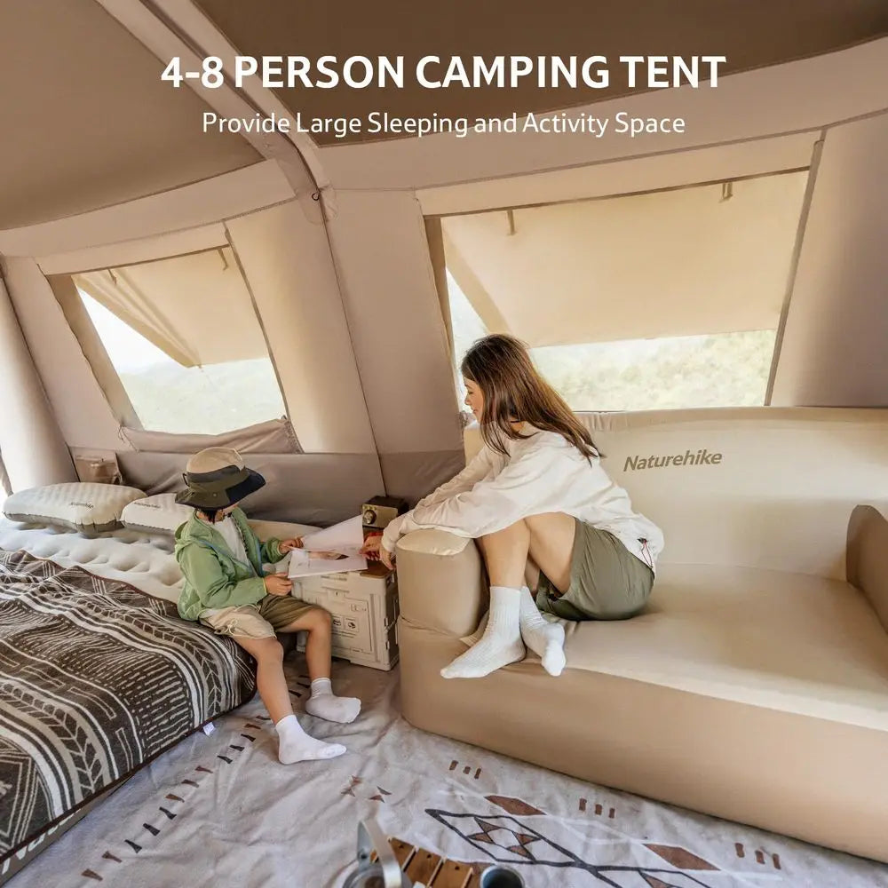 Large Family Camping Tent with Screen Room – Waterproof Outdoor Cabin Tent for Camping & Adventures