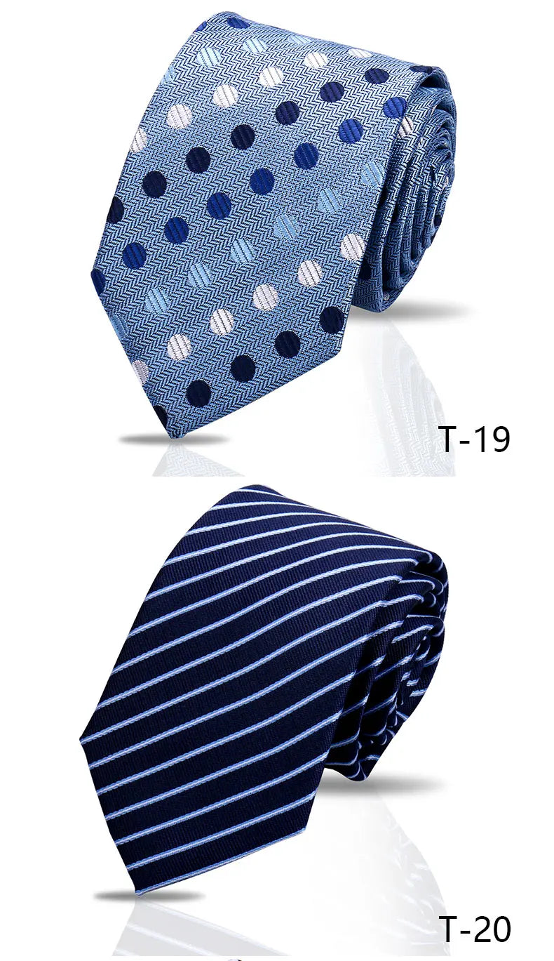 Men's Tie Brand New Fashion Blue Necktie Green Orange Gravatas For Men Paisley Floral Fit Wedding Workplace Slim Dots Wholesale