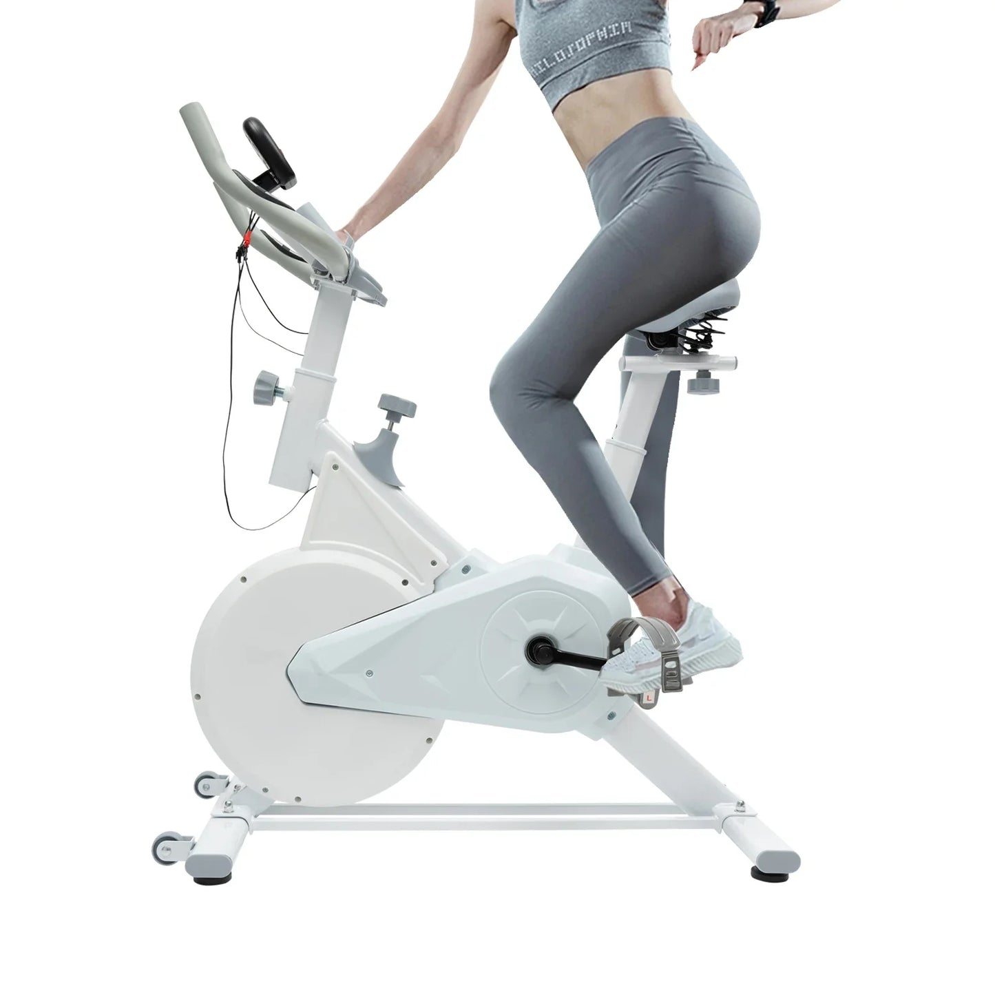 Fitness Bike Exercise Bike Seat Height Seat Front and Rear Adjustable Indoor Cycling Stationary Bike Indoor Cycling Workout Bike
