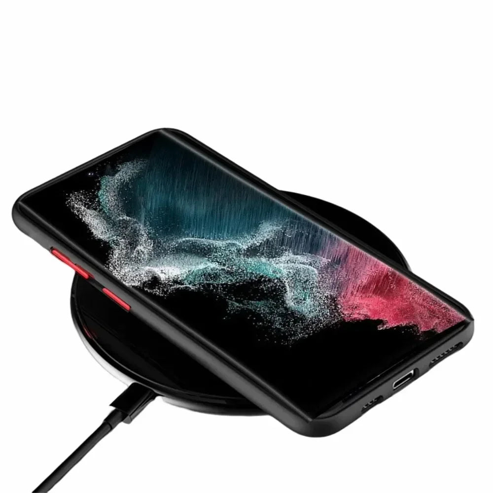 Samsung Galaxy Magnetic Wireless Charging Case. Slim Protective Cover