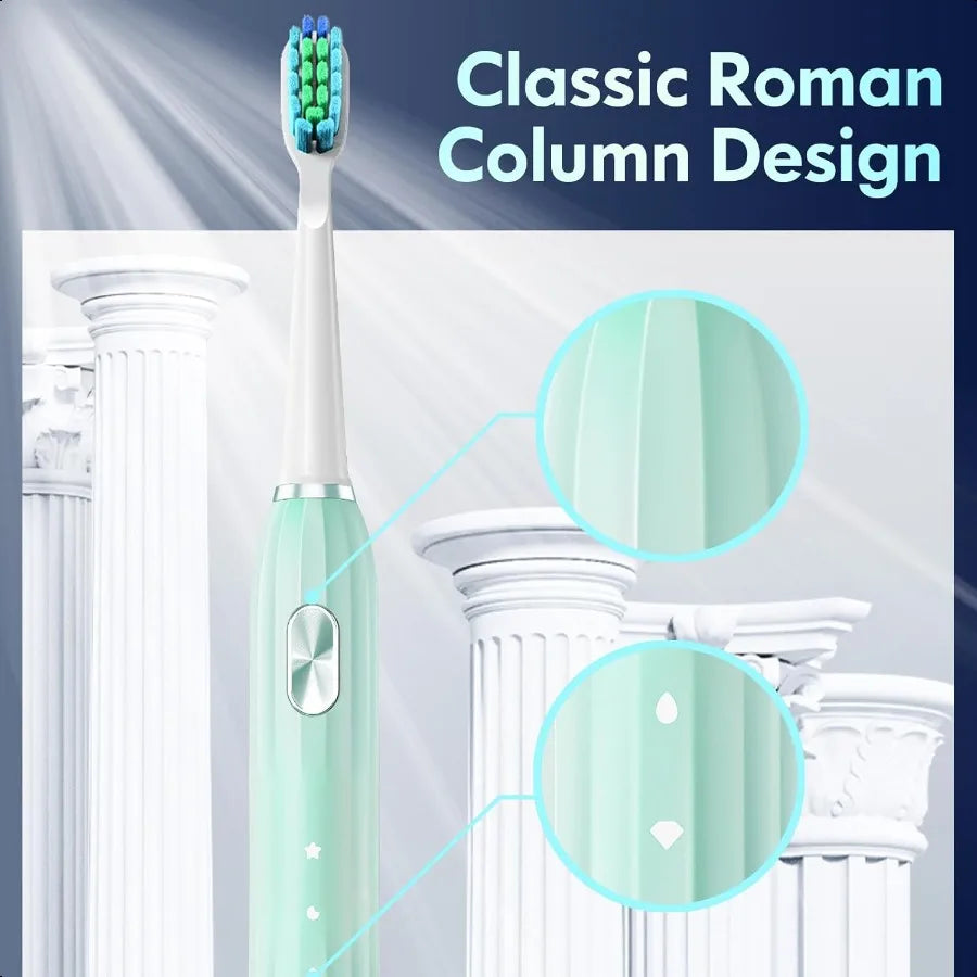 Rechargeable Electric Toothbrush for Adults Sonic 9 Heads