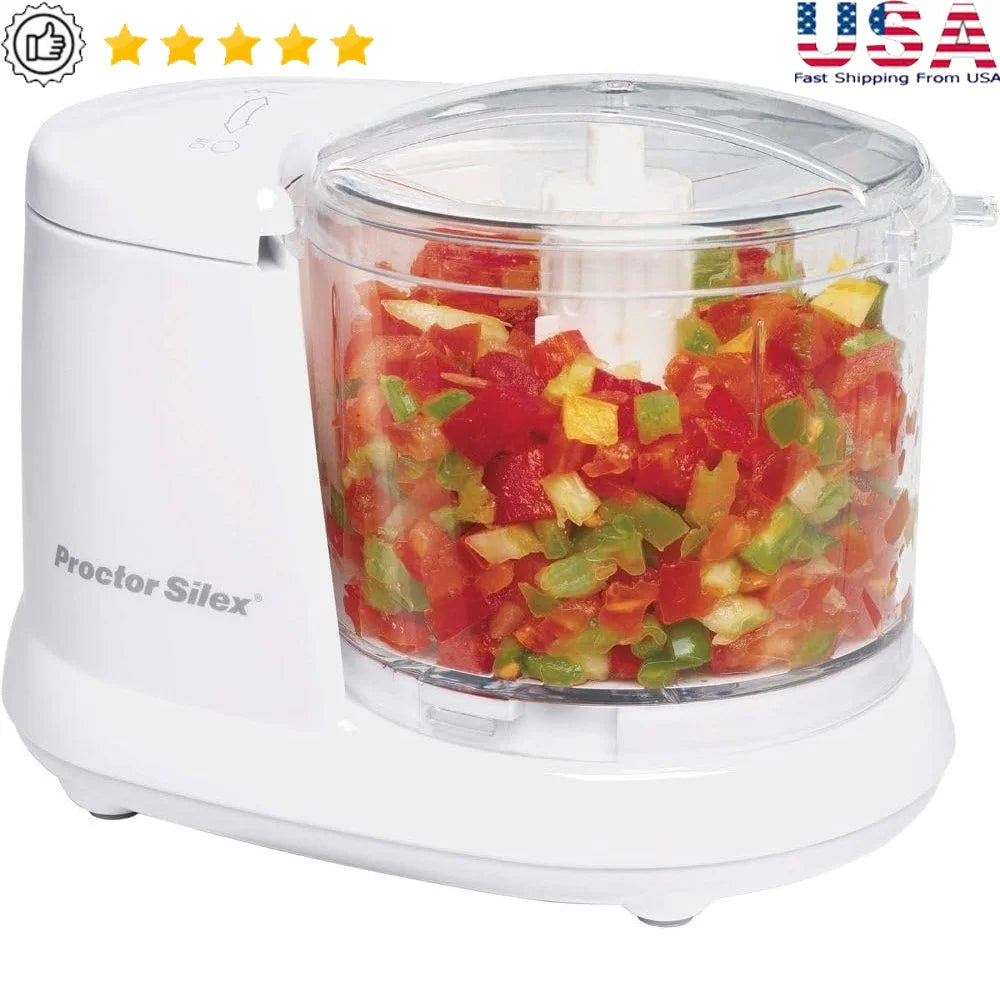 Durable Electric Vegetable Chopper 1.5 Cup Food Processor