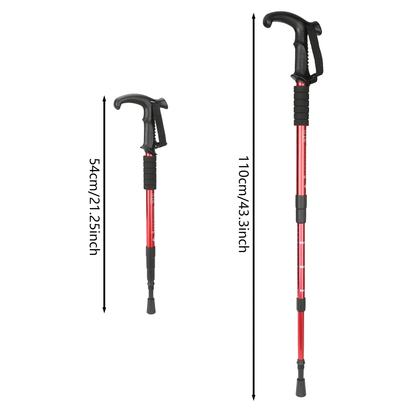 Adjustable Hiking Walking Stick – Lightweight Telescopic Trekking Pole for Hiking, Walking & Outdoor Adventures