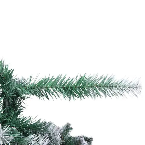 7FT Snow-Flocked Artificial Christmas Tree .870 Branches with Realistic Winter Holiday Design