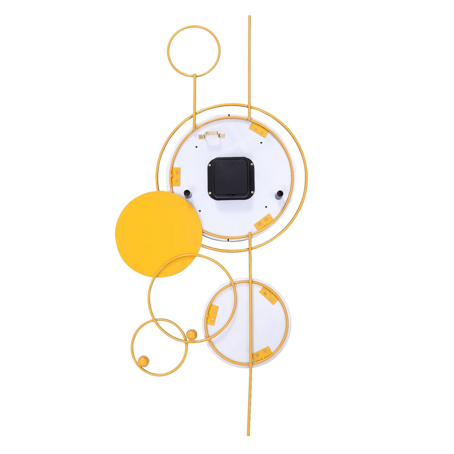 Enhance your living space with this elegant modern wall clock featuring a stylish contemporary design and silent sweeping movement. Perfect for adding sophistication and functionality to any room in your home or office.