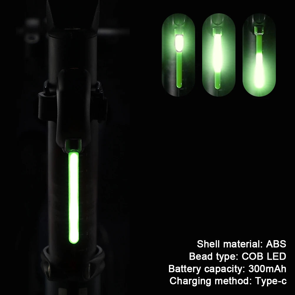 Bicycle Rear Light Running Water Pilot Lights Bicycle Taillights Night Riding Lights Safety Warning Lights Bike