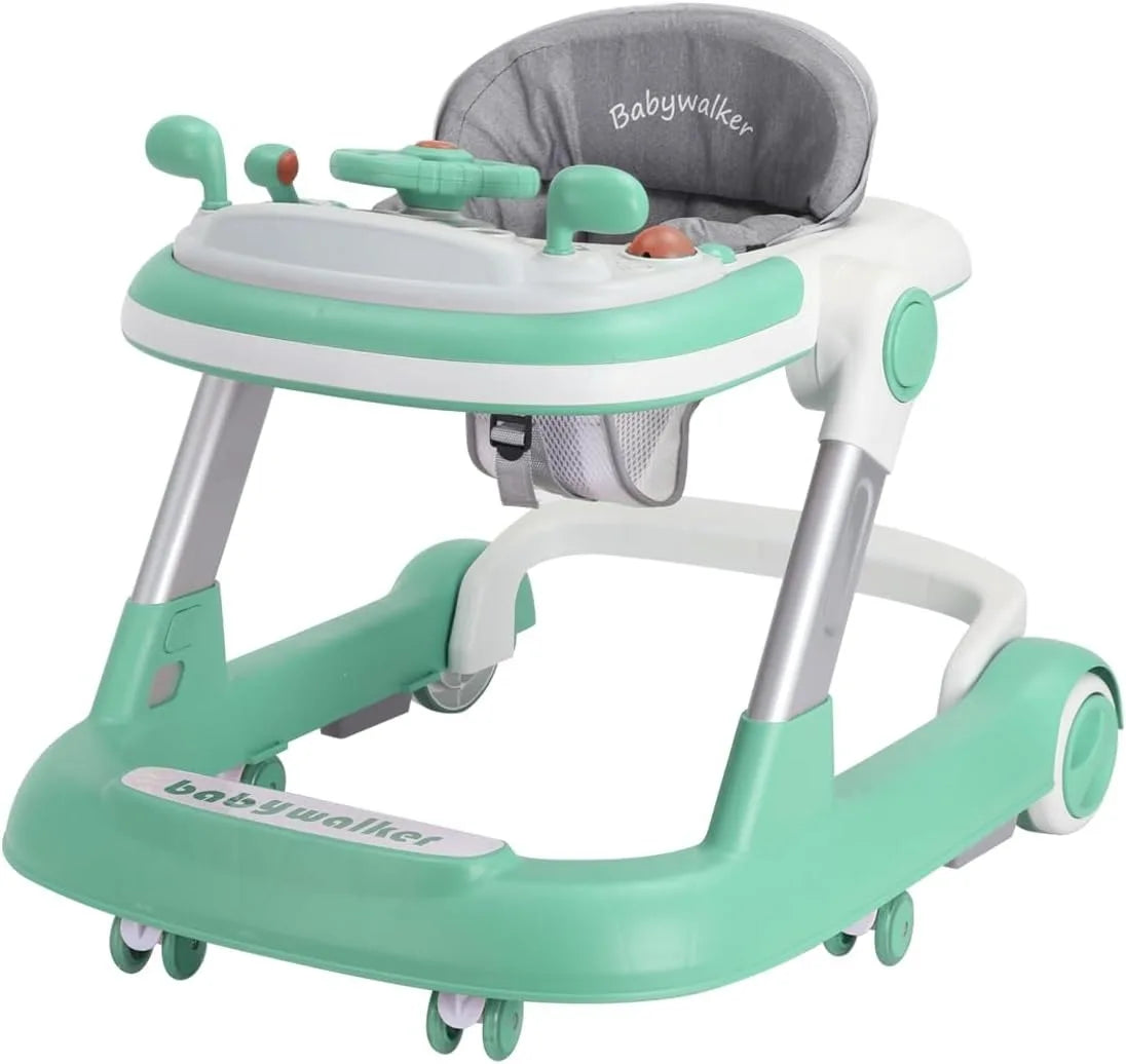 2 In 1 Baby Walker Removable Feeding Tray And Music Tray