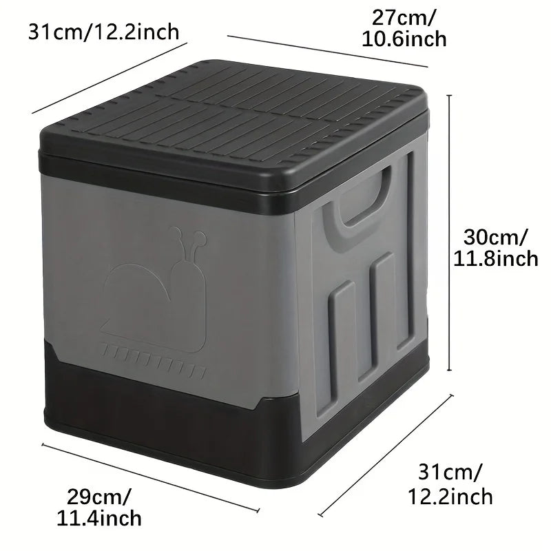 Folding Portable Emergency RV Travel Toilet Deodorant Adult Mobile Toilet Storage Bucket for Outdoor Camping Hiking Self Driving