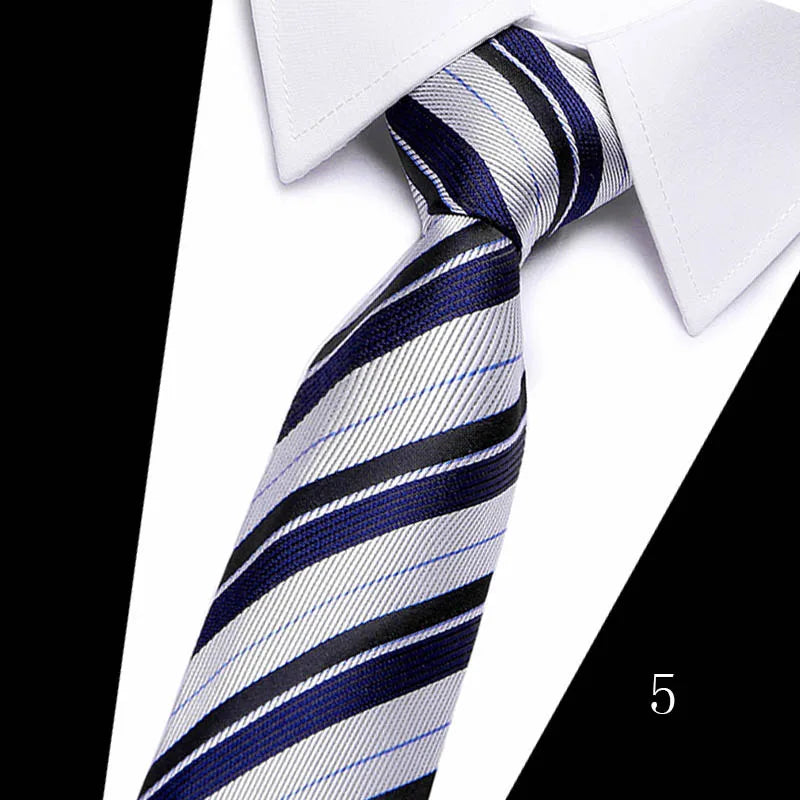 Men’s Colorful Classic Necktie . Fashion Business Wedding Tie Collection