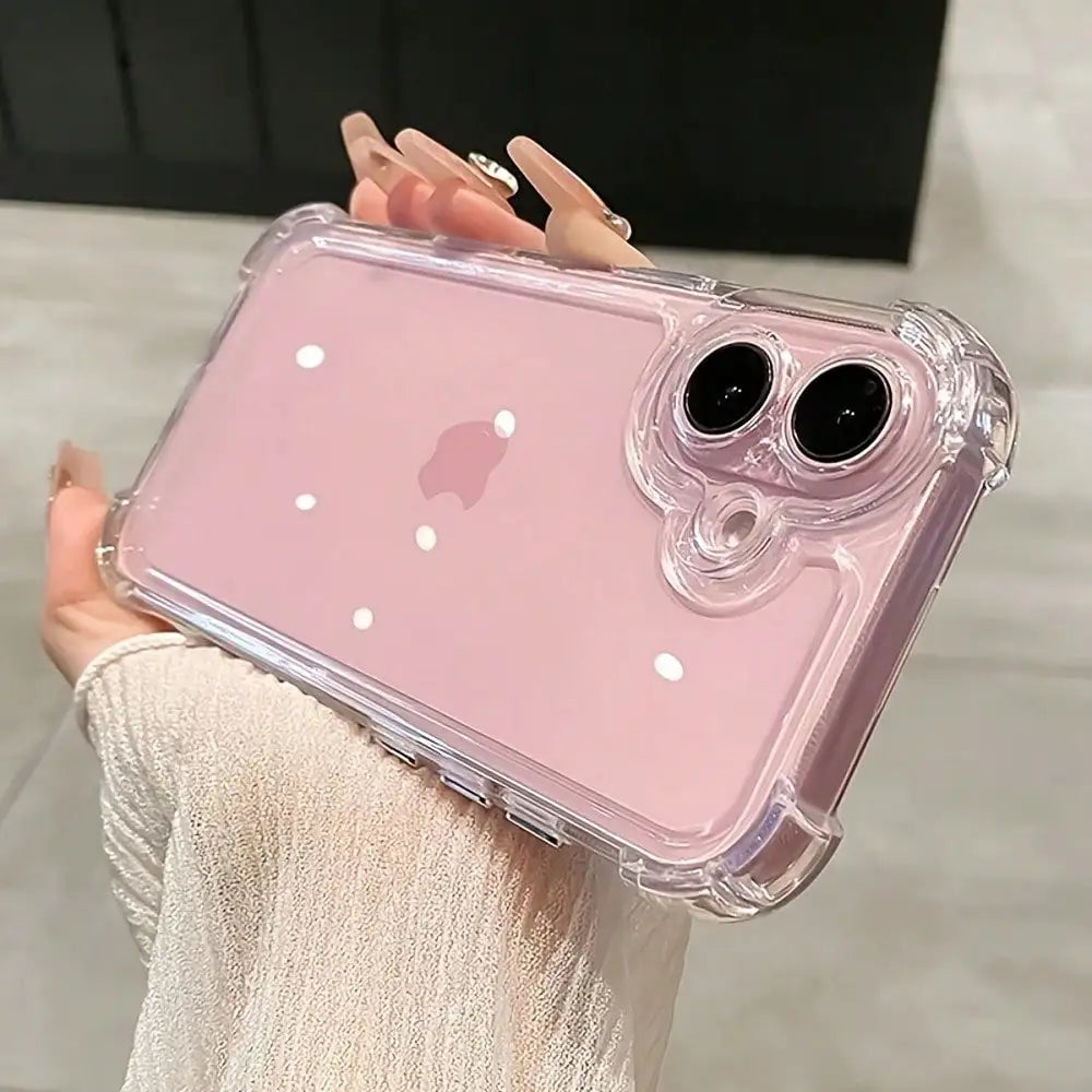 Soft Transparent TPU Protective Phone Case.Shockproof Clear Cover