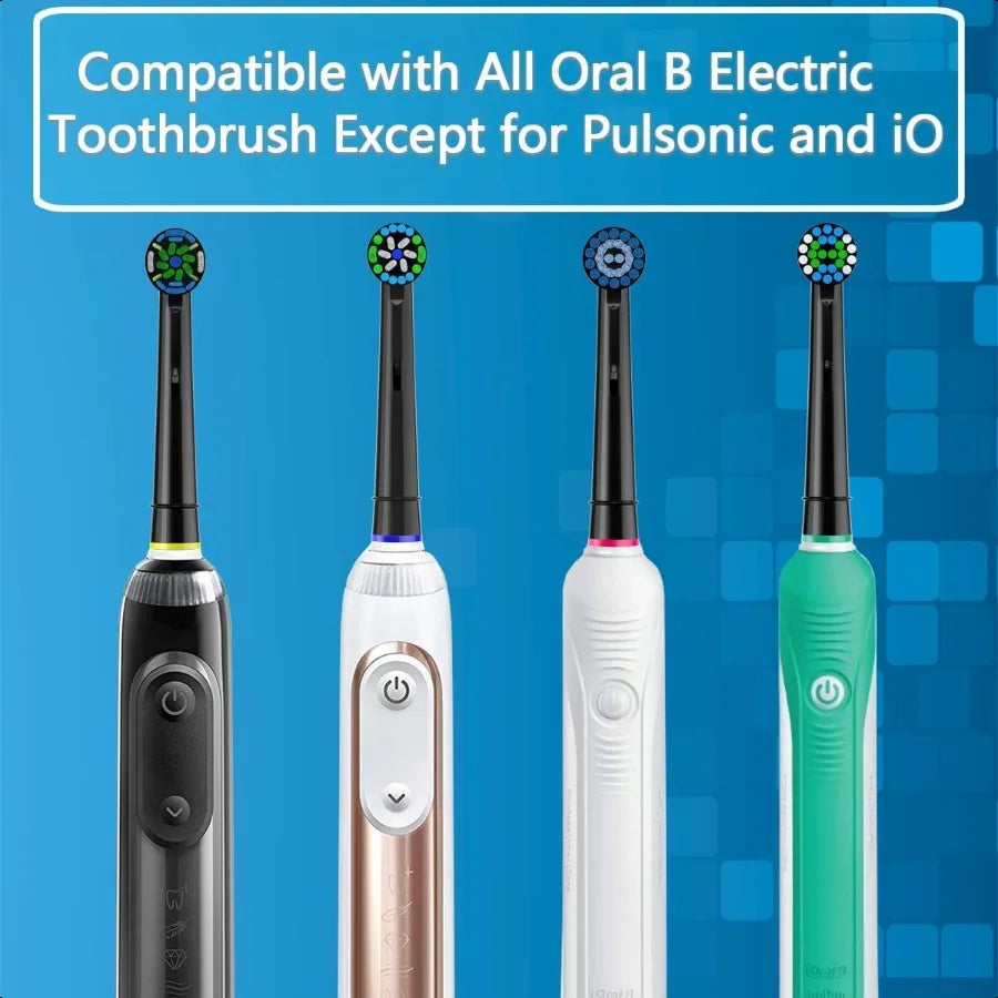Replacement Heads Compatible With Oral B Pro 1000 7500 300