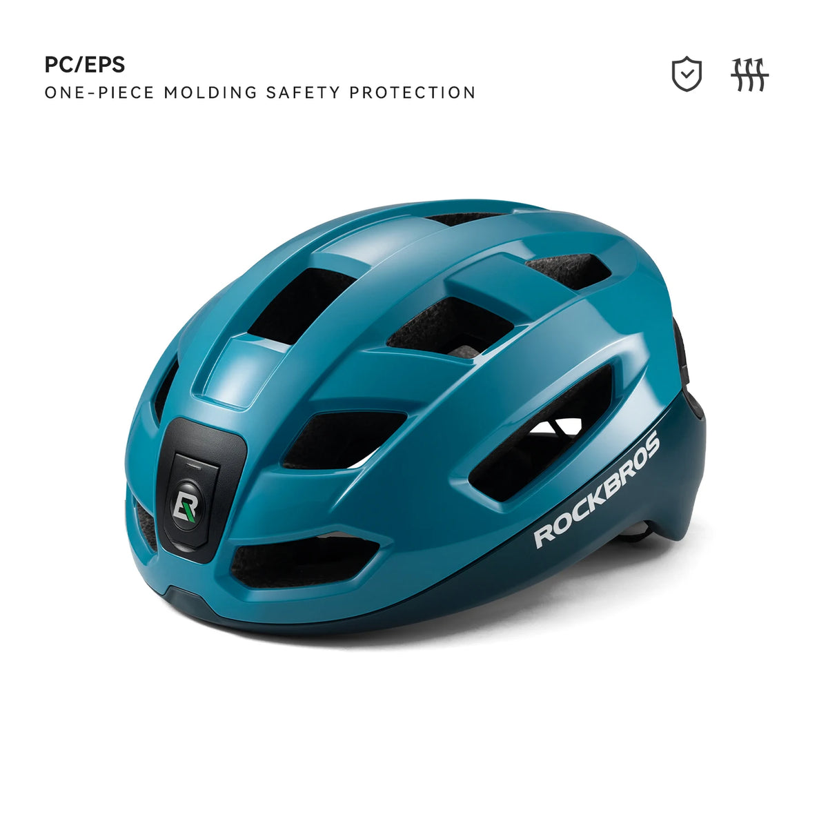 ROCKBROS Smart Bike Helmet with Remote Control LED Turn Signal Light