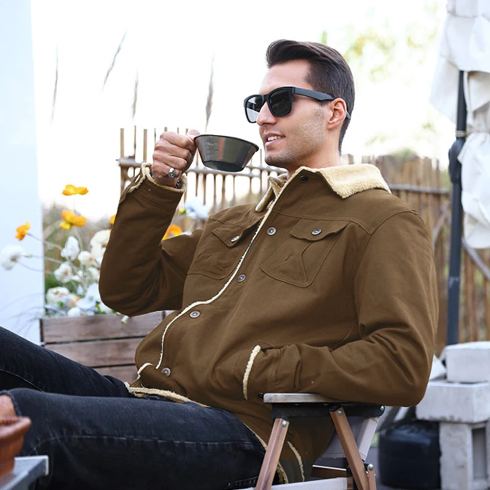 Men’s Fleece Lined Winter Jacket