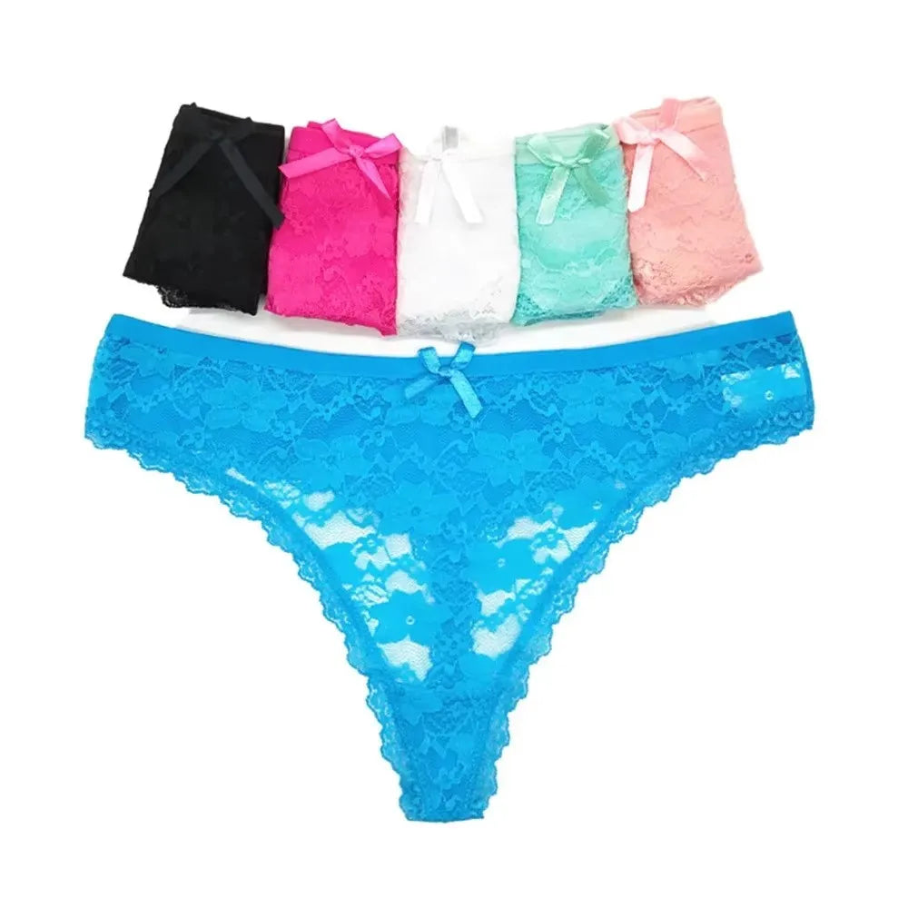 Soft Cotton Lace Thong Underwear for Everyday Comfort