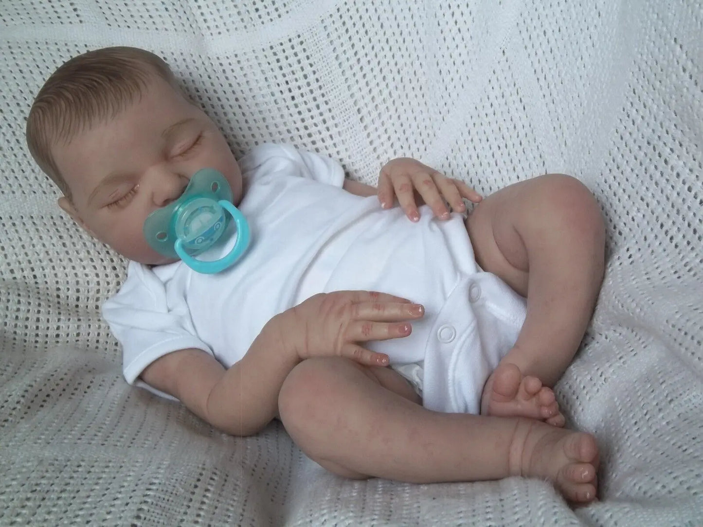 21inch 52cm Already Painted Finished Reborn Baby Doll Laura Handmade Reborn Preemie Baby Newborn Kids Toy Figure Gift Girl Dolls
