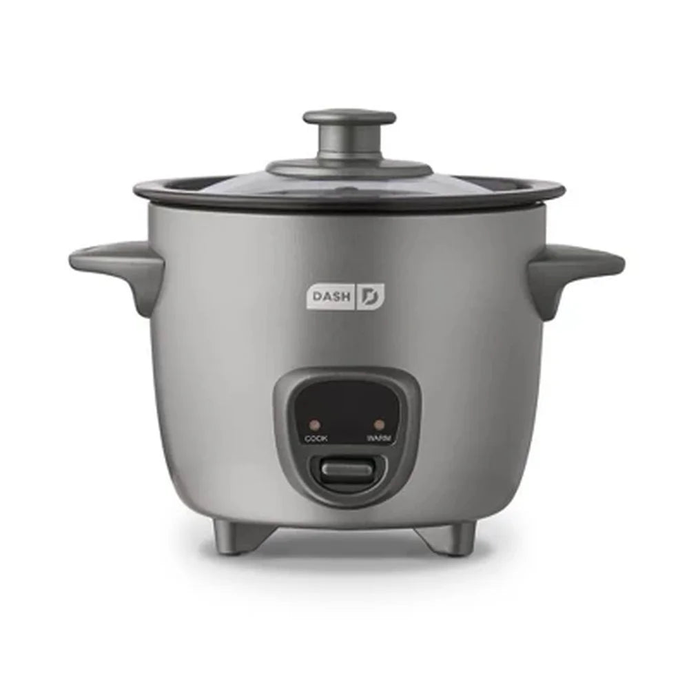 2 Cup Electric Mini Rice Cooker With Keep Warm Nonstick Pot