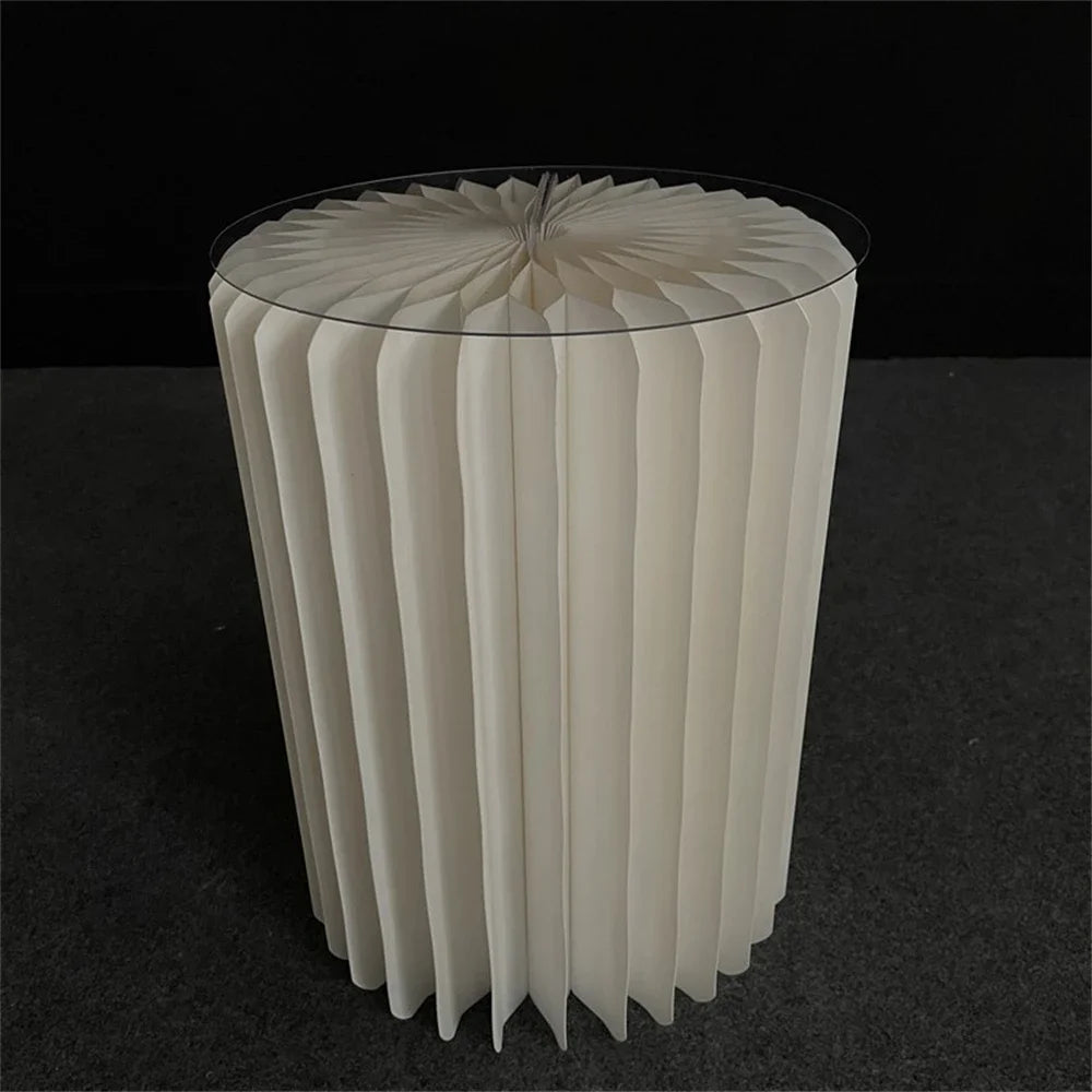 Paper Folding Cylinder Display Rack – Elegant Dessert, Cupcake & Party Favor Display Stand for Weddings, Birthdays & Special Events