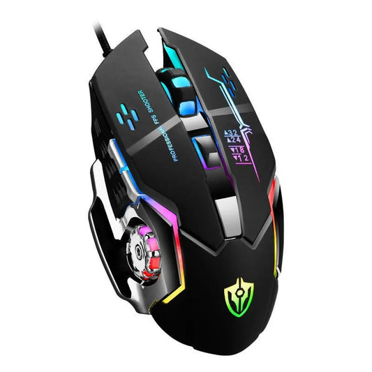 RGB Dual Mode Wireless Gaming Mouse. Rechargeable Ergonomic LED Mouse for PC & Laptop