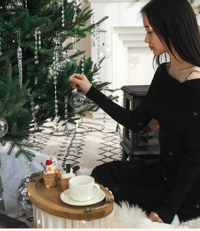 2025 new PE Christmas tree premium sense home living room DIY Christmas decoration Christmas