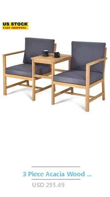 3 Pieces Outdoor Patio Conversation Set L Shape Rattan Wicker Sofa Set with Cushions and Coffee Table Garden Lawn Porch