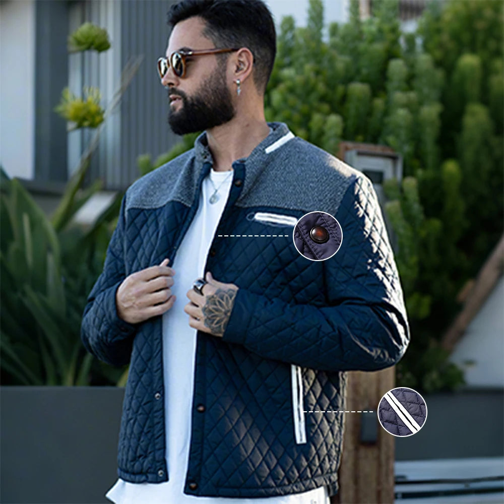 Men’s Quilted Bomber Jacket