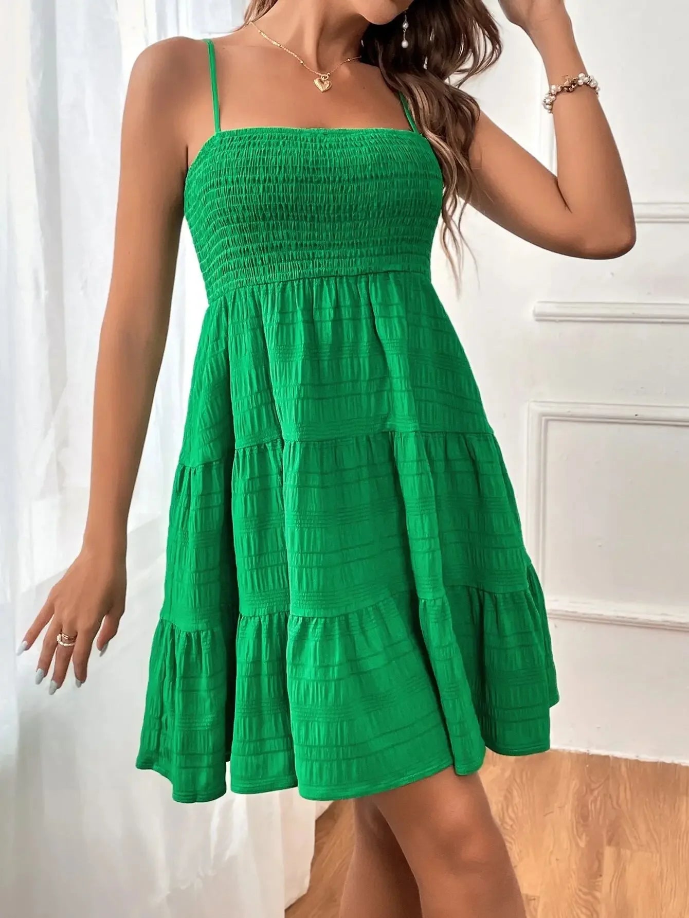 Women’s Strapless Flowy Mini Dress | Casual Summer A-Line Beach Dress