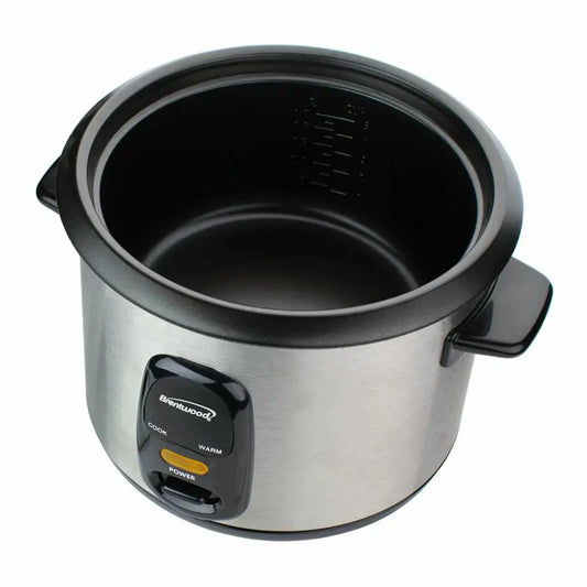 Stainless Steel Rice Cooker 8 Cup Uncooked 16 Cooked
