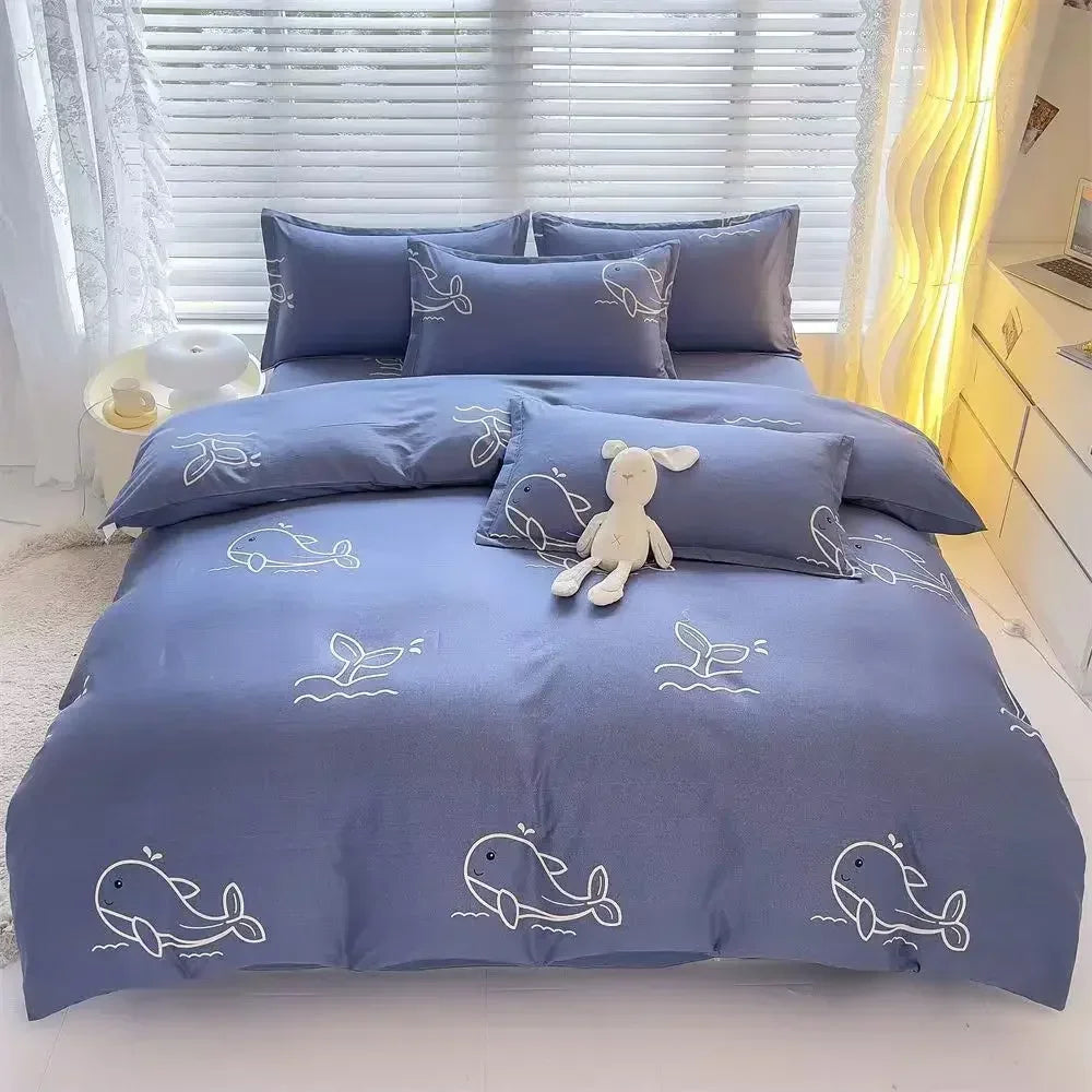 Cozy Winter Warm Duvet Cover Bedding Set