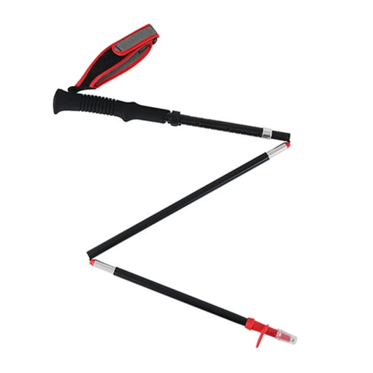 Foldable Trekking Pole . Lightweight Adjustable Hiking & Walking Stick for Outdoor Adventures