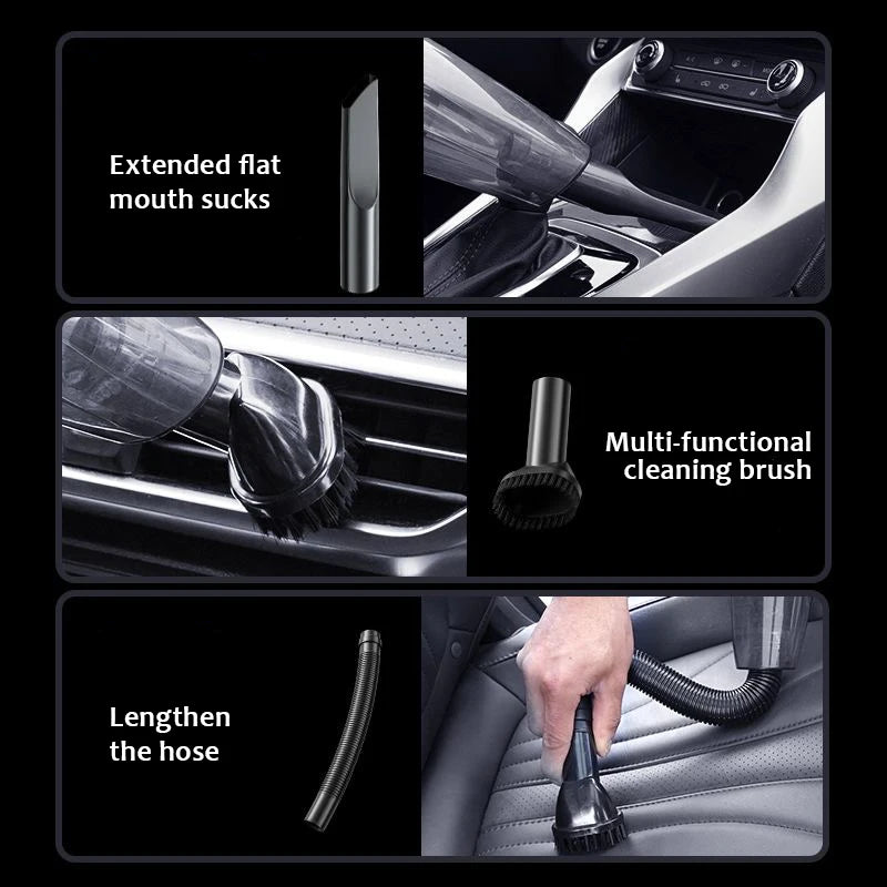 Cordless Handheld Vacuum Cleaner | Rechargeable Portable Car & Home Vacuum with Powerful Suction and Multi-Surface Cleaning