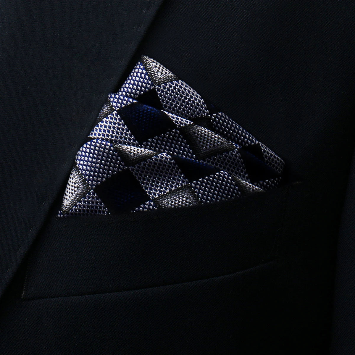 Luxury Men’s Pocket Square Handkerchief. Formal Suit Accessory