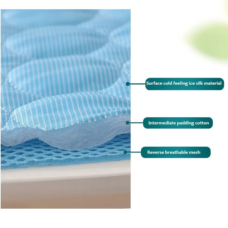 Extra Large Cooling Gel Pet Mat for Dogs & Cats.Reusable Summer Cooling Pad