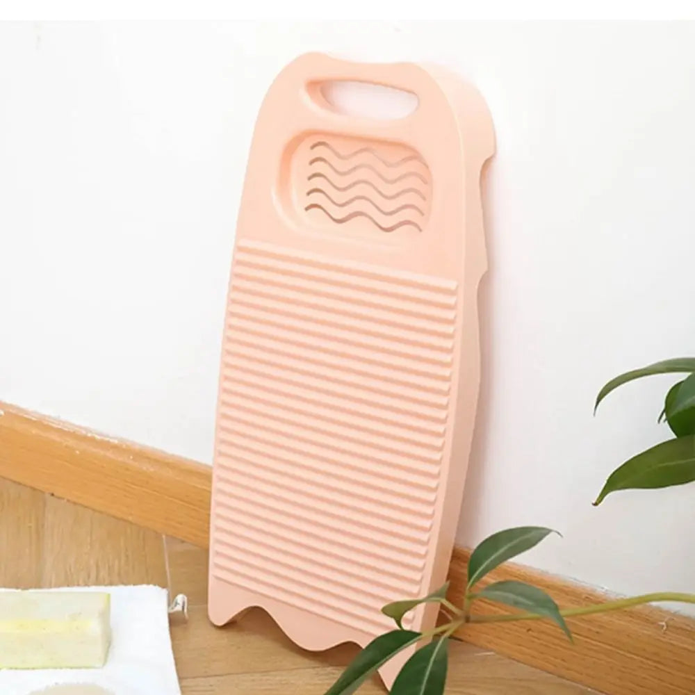 Heavy-Duty Plastic Washboard for Hand Washing Clothes, Delicates, Baby Clothes & Travel Laundry