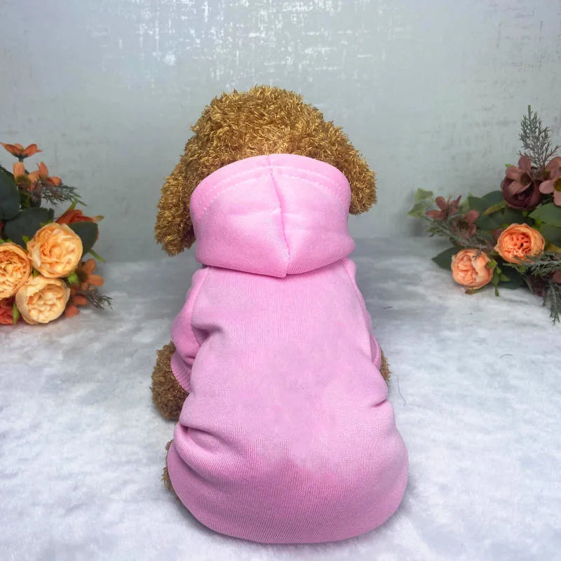 Warm Fleece Dog Hoodie Jacket