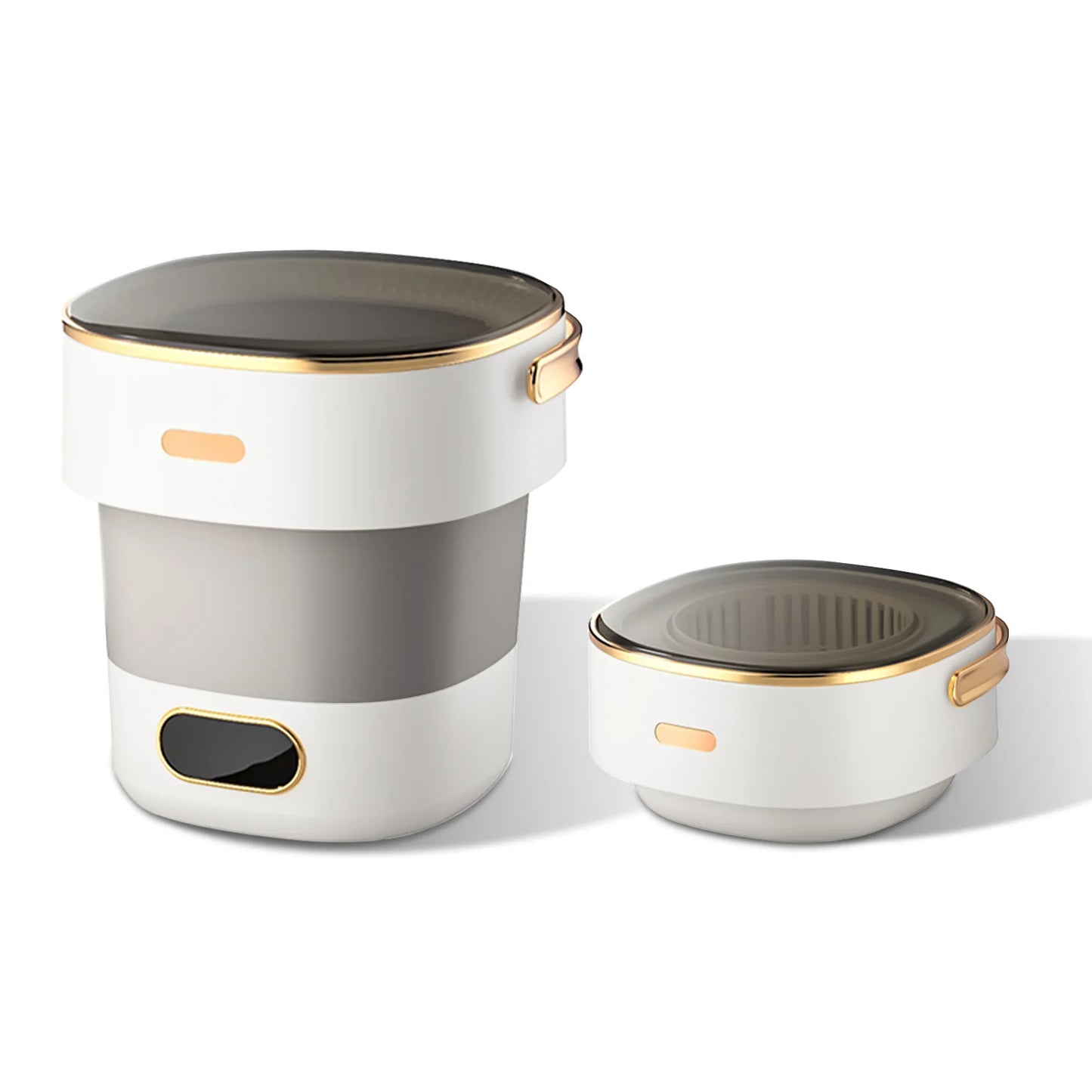 13L Portable Folding Washing Machine with Spin Dryer . Compact Mini Washer for Travel, Dorms & Apartments