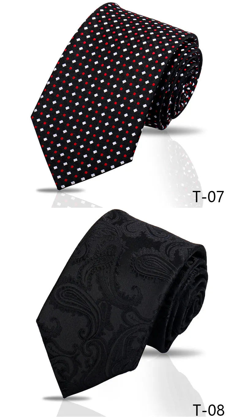 Men's Tie Brand New Fashion Blue Necktie Green Orange Gravatas For Men Paisley Floral Fit Wedding Workplace Slim Dots Wholesale
