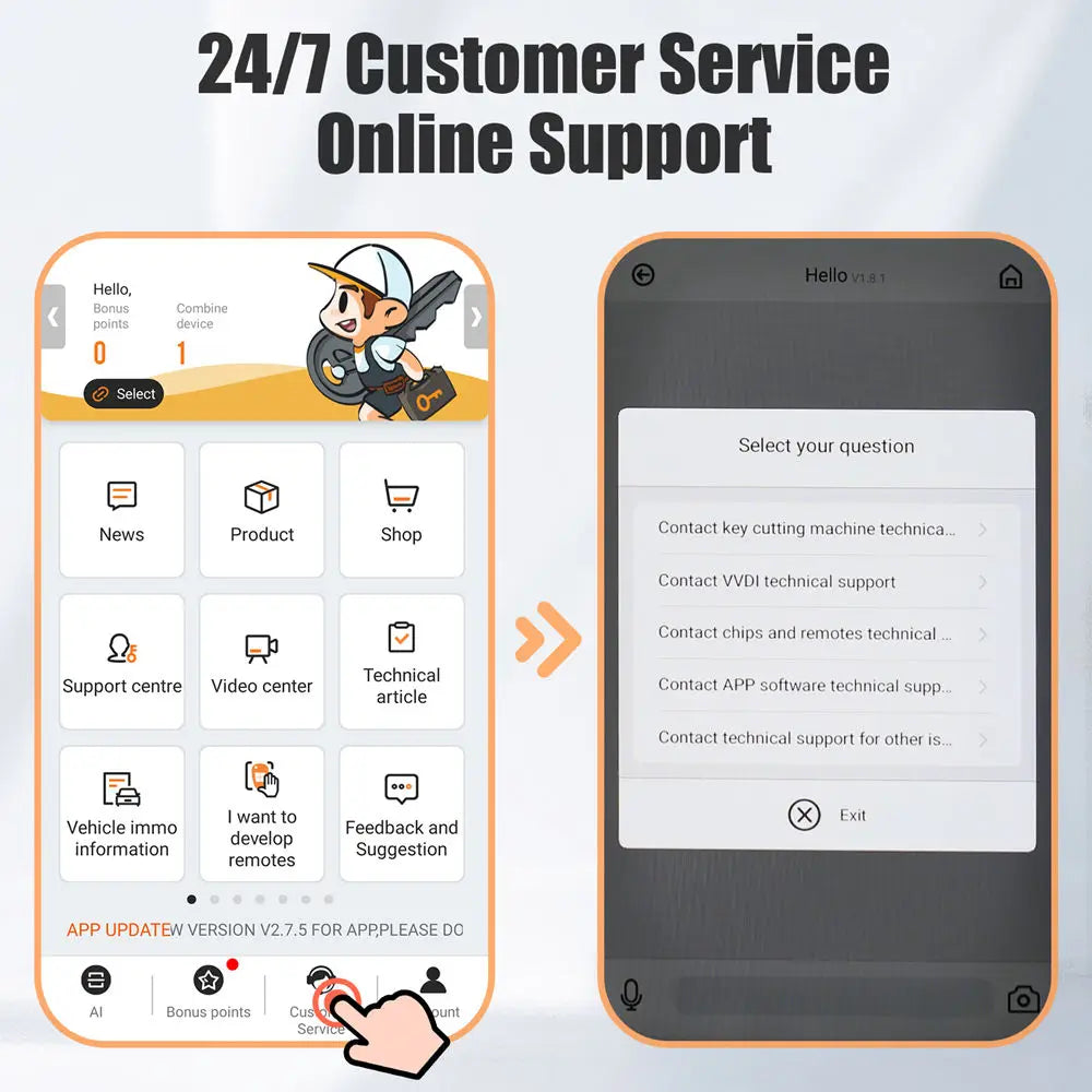 Xhorse VVDI Key Tool Max PRO Combines Key Tool Max and Mini OBD Tool Functions Adds Voltage and Leakage Current Functions