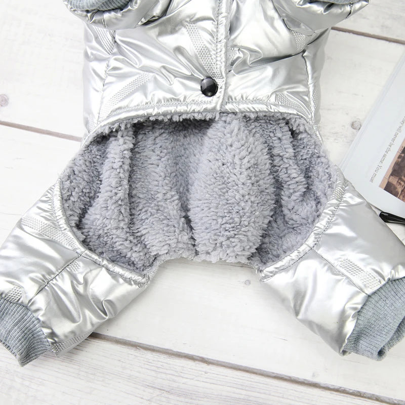 Coat Poodle Outfits. Waterproof Winter Dog Jumpsuit Coat