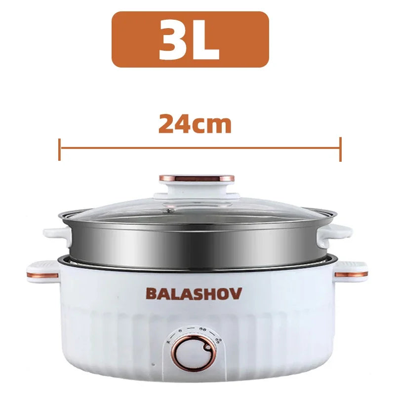 3L Portable Electric Rice Cooker 110V Nonstick Pan