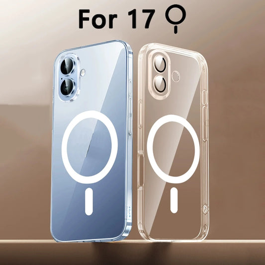 Premium Magnetic Wireless Charging Case for iPhone .Shockproof Clear Protective Cover