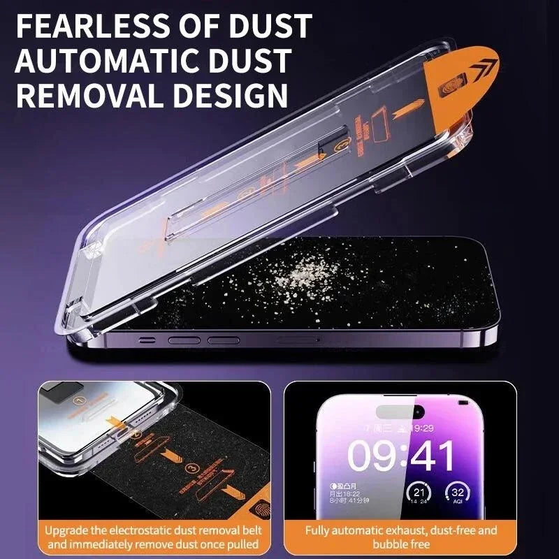 3PCS Privacy Tempered Glass Screen Protector for iPhone 14 15 16 17 Pro Max
