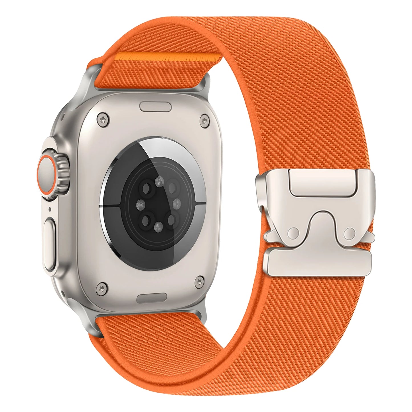 Parachute Nylon Apple Watch Band .Rugged Adjustable Strap Compatible with 40mm–49mm Models