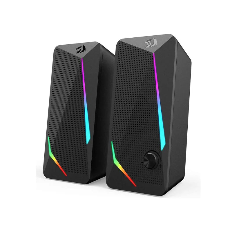 Redragon GS510 Waltz RGB Desktop Speakers . 2.0 Stereo Gaming Speaker System  Description