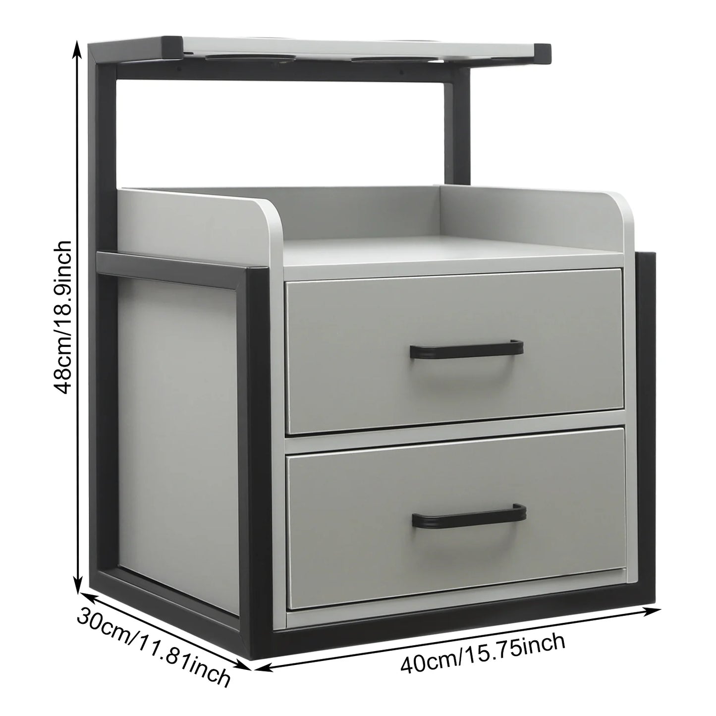 Multifunctional Salon Trolleys Wall-mounted Barber Shop Cabinet Hair Salon Special Perm Dyeing Tool Storage Rack Furniture