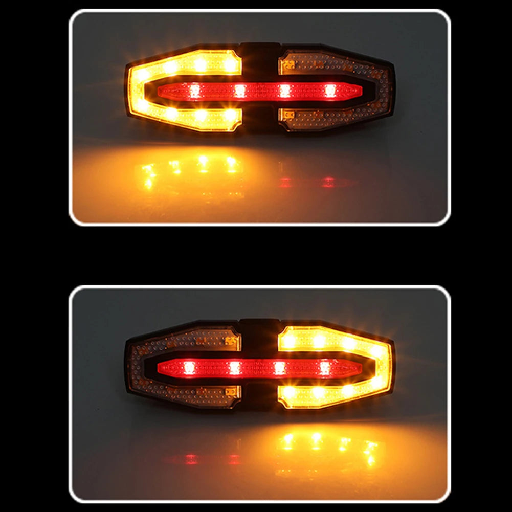 Rechargeable Bike Tail Light With Turn Signals And Remote